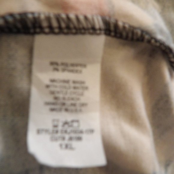 Egy Multi Colored Plaid Cardigan With Elbow Patches Sz 1XL - Picture 7 of 7